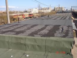 покрийте покрива на гаража с покривен филц