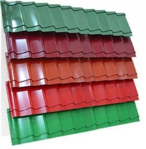 Цветовата схема на металните плочки