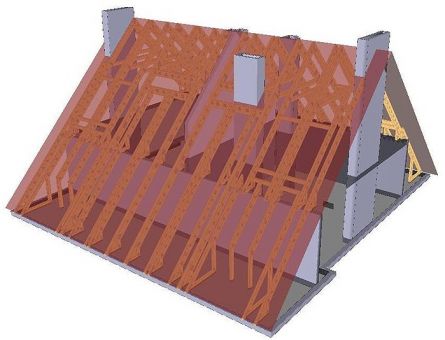 Изборът на покривна конструкция определя дали можете да използвате пространството под нея.
