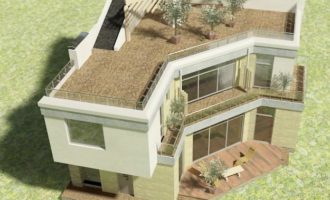 планове на къща с плосък покрив